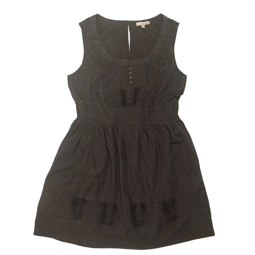 Sleeveless Texture Print Mini Dress